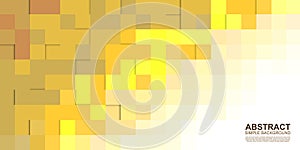 Yellow mozaic background. Abstract pattern background