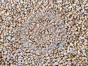 Yellow natural granule stones for landscaping and decoration