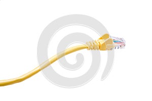 Yellow Network Cable
