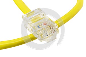 Yellow Network Cable