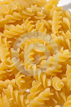 Yellow nice macaroni isolated