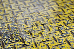 Yellow non slip surface