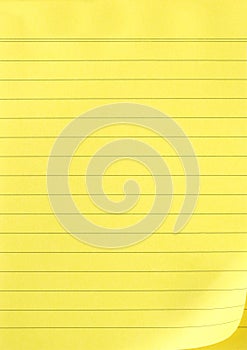 Yellow Notepaper