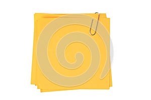 Yellow notepaper