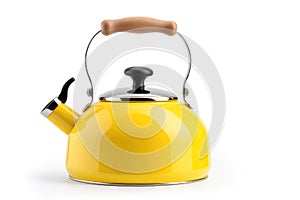 Yellow Old Tea Kettle Enlivens Any Setting - Elevate your ambiance with the allure of yesteryears. This modern yellow old tea