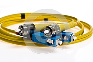 Yellow optic cable