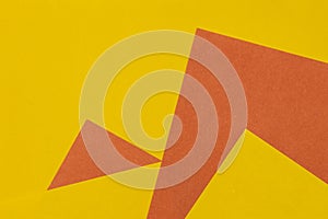 Yellow and Orange coloured paper background