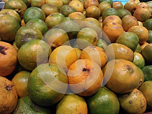 Yellow orange with fresh flavors I found in supermarkets