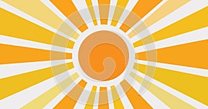 Yellow and orange gradient sunshine background