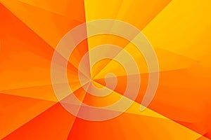 Yellow orange red abstract background. Explosion, burst, sun, star, beam, sunburst. Geometric. Lines, triangles. Gradient.