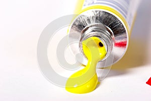 Yellow paint