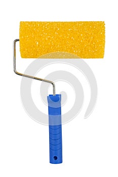 Yellow paint roller