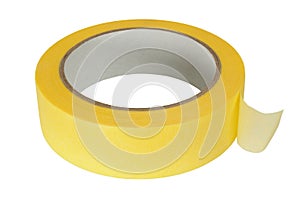 Yellow painter`s tape