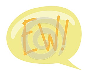 Yellow paper bubbles for speech on an white background. bstract design. Vector illustration.