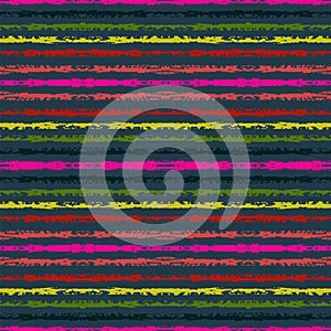 Yellow Paper Stripe Vector Seamless Pattern.