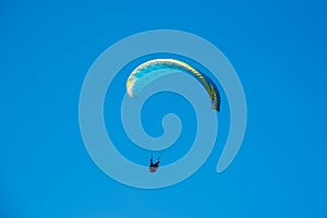 Yellow Paraglider