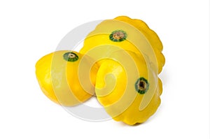 Yellow patty pan squash