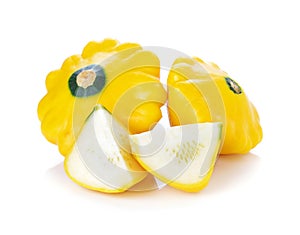 Yellow patty pan squash