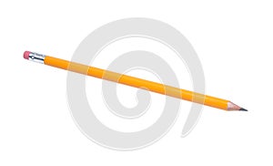 yellow pencil isolated