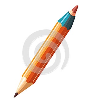 Yellow pencil tip sharp
