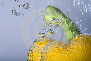 Yellow pepper splash