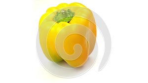 Yellow Pepper on white background