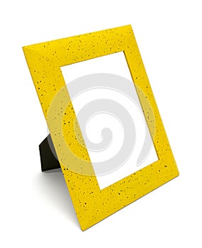 Yellow picture frame