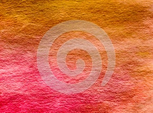 Yellow Pink Red Orange Watercolor Background