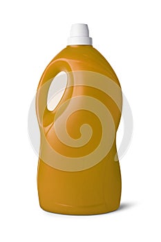 Yellow plastic bottle photo