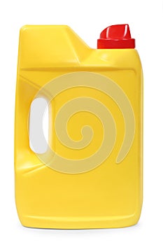 Yellow plastic gallon