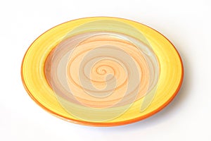 Yellow plate