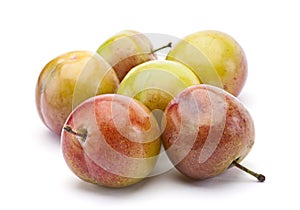 Yellow plum fruit