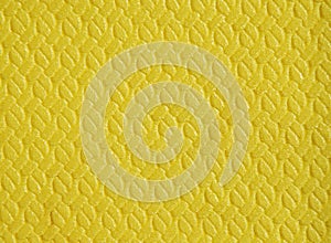 Yellow polyurethane rug photo