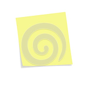 Yellow postit note