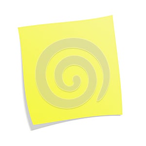 Yellow postit note