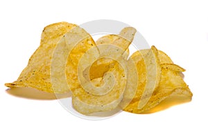 yellow potato chips