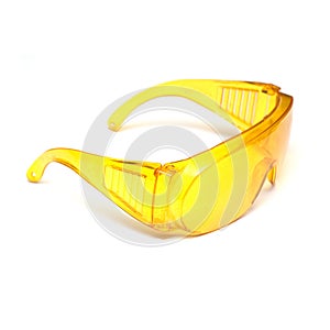 Yellow protective glasses