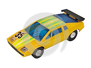 Yellow race car toy / Racing yellow