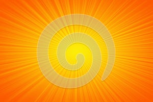 Yellow radial rays lights for background