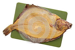 Yellow raw flounder