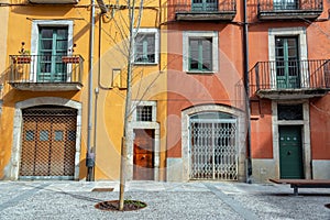 Yellow and Red Architecture