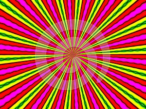 Yellow red burst lines background, abstract texture, graphics