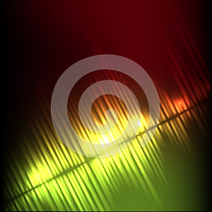 Yellow-red diagonal wave abstract equalizer