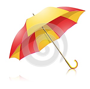 Yellow-red umbrella