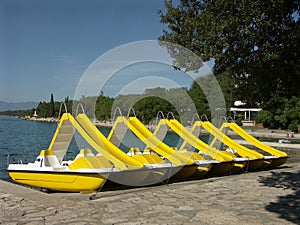 Yellow Rental Boats