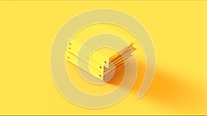 Yellow Ring Binders an Files