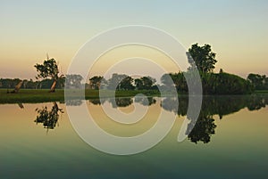 Yellow river billabong