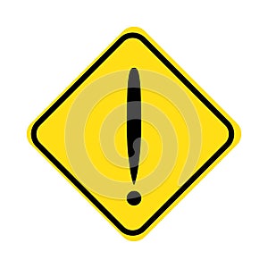 yellow road sign fork at the crossroads traffic light vector illustration