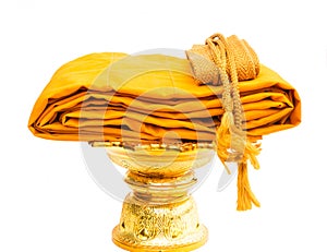 Yellow Robe isolated