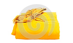 Yellow Robe isolated